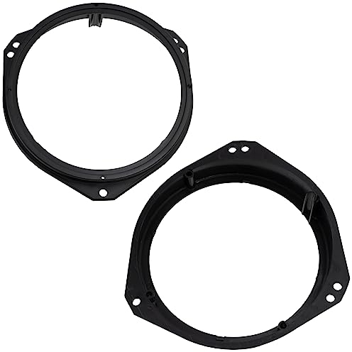 AERZETIX - C11642 - Juego de 2 Adaptadores/Soportes para Altavoces de Coche Ø165mm - Lado de Montaje: Puertas Delanteras - Compatible con BMW X5 (E53) 1999-2006, Nissan Primastar, Opel Corsa B/C