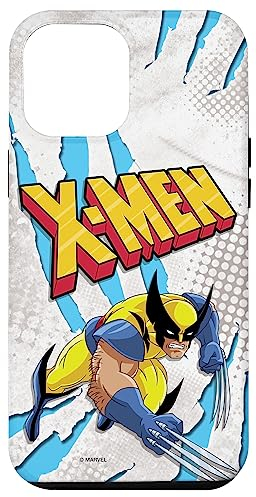 Hülle für iPhone 14 Pro Max Marvel X-Men Wolverine Slash Marks 90er Jahre