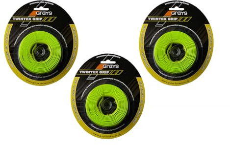 Grays- Twintex Grip Hockey, Gelb (Amarillo Fluor), One Size