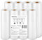 Wevac Lite 8 Rollos Envasadora al Vacio, 4 Rolls 20x300cm y 4 Rolls 28x300cm, Bolsa Vacio Alimentos für Lebensmittel, Geeignet für Alle Folienschweißgerät, BPA-frei, Großartig für Vakuum-Aufbewahrung