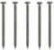 Bright ANNULAR Ring Shank Nails 20mm 25mm 30mm 40mm 50mm 65mm 75mm 100mm (100 x 25mm Annular Ring Shank Nails)