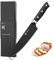 Wakoli Titanium Noir Chefmesser | 20 cm Küchenmesser aus Edelstahl mit schwarzer Titanium-Beschichtung | Ergonomischer G10-Griff | Scharfes Profi Messer | Geschenkverpackung