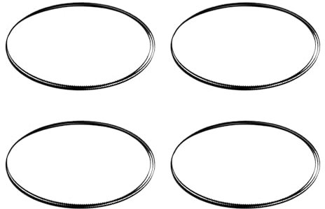 band saws, 4 Pack 1400x3.2x0.4mm/55x1/8x0.016 Bandsaw Blade 14 TPI SK5 Thin Band Saw Blades for Cutting Wood, PVC, Thin Aluminium, 170820