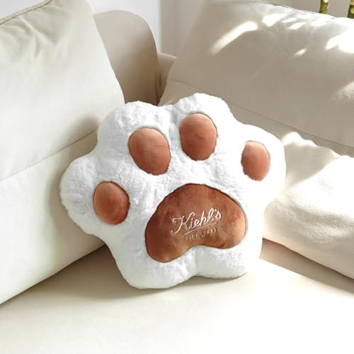 Niedliches Katzenpfoten-Rückenkissen und Sitzkissen – Plüschiges Sofa- und Stuhlkissen in Katzenpfoten-Form, bequemes Sesselkissen, Dekorations- und Bodenkissen für Esszimmer, Schlafzimmer und Büro