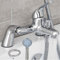 Premium Chrome Bathroom Sink Bath Filler Tap & Shower Mixer Set with Handheld Spray