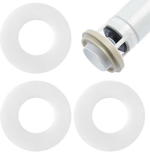3 PCS Flush Valve Seal, Replacement Flush Valve Base Sealing Washer, Toilet Cistern Seal, Ideal Standard Flush Valve Seal Clear for Ge-berit 816.418.00.1