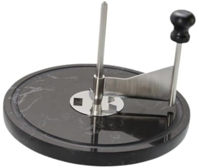 perfk Rundes Käseschneidebrett, Marmor-Käsehobel, stabiles, kreisförmiges Käsehobel, Käsehobel für Zuhause, Cafés, Tofu