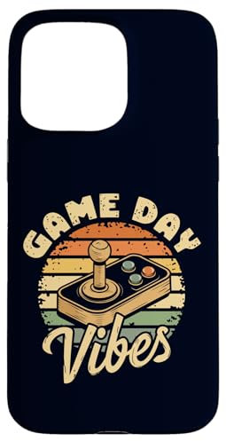 Jeu rétro Day Vibes Vintage Arcade Joystick Gaming Coque pour iPhone 15 Pro Max