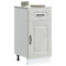 Homgoday Mueble bajo de Cocina Kalmar Madera de ingeniería Gris hormigón Mueble bajo de Cocina Módulos de Cocina sin encimera Kitchen Cabinet Gris hormigón 40 x 46 x 81.5 cm