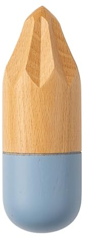 Strumento manuale efficiente per spremiagrumi in legno naturale per spremere agrumi per bevande fatte in casa in legno di faggio limone