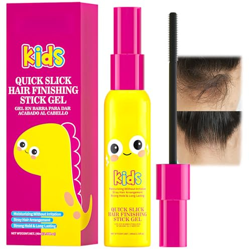 Hair Wax Stick for Kid, Hair Stick - 40ml Travel Size, Moisturizing Not-Greasy Styling Gel for Flyaway Hair, Flash Moment Styling for Hair Control & Styling