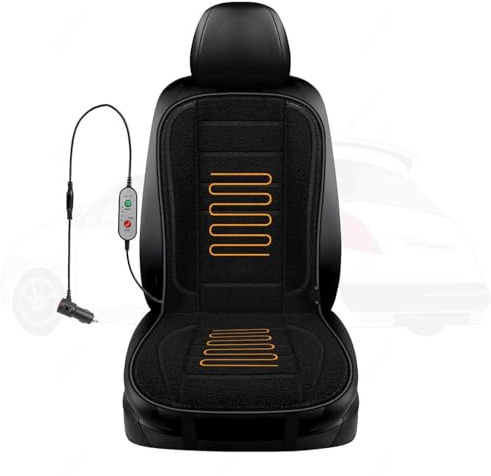 BesBet Auto Sitzauflagen, Winter 𝐒𝐢𝐭𝒛𝒉𝐞𝐢𝒛𝐮𝒏𝒈 𝐀𝐮𝐭𝐨 Mit Voller Rückenlehne Autositze für LKW 1 Stück,C-Sherpa