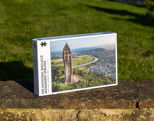National Wallace Monument Stirling Castle William Wallace 1000 Piece Jigsaw Puzzle - Scotland Landscape Unique Gift - Scottish Jigsaw - Scotland Puzzle