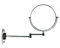 TUKA Kosmetikspiegel Wandspiegel 10 Fach Vergrößerung, 8 inch Schminkspiegel Wandmontage zum Anschrauben, 360° drehbar Badzimmerspiegel Rasierspiegel, Doppelseitig: Normal + 10x Zoom, TKD3107-10x