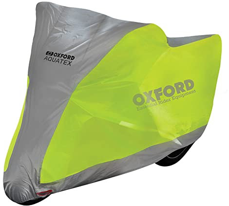 Oxford Aquatex Fluorescent Motorcycle Cover Medium Bike Cover