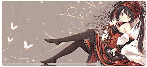 ITBT Mauspad Date a Live XXL Gaming Mauspad, 900x400mm Anime Mousepad, Höchstmaß an Präzision, extra stark vernähter Rand, gummierte Unterseite, Desktop Computer, I