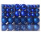 Baumkugeln 100 Stück Christbaumkugeln Weihnachtskugeln, Morbuy Kunststoff Weihnachtsbaumkugeln Plastik Bruchsicher, Weihnachtsbaumschmuck Weihnachtsdeko (Blau)