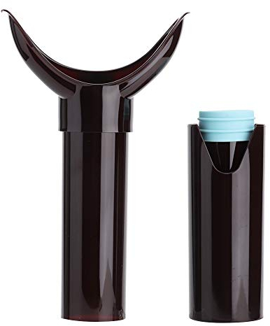 Portable Lips Enhancer, Lip Vacuum Suction Device Lip Plumping Tool Lip Trainer Lip Beauty Tool Manual Lips Enlargement Tools Makes Your Lip Looks More Full Sexy for Women Girls(Dark Red)