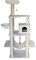 Bontoy Kratzbaum Felix Pro | Farbe Creme | Sisalstämme mit 12cm Durchmesser | Natursisal | 198cm | für große Katzen