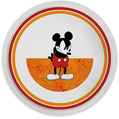 EGAN Piatto Pizza Mickey I am Arancione Ø 30 CM