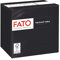 Fato - Einwegservietten aus Papier, ideal für Aperitifs und Cocktails, Packung mit 100 Servietten, Größe 24x24, 4-fach gefaltet, 2-lagig, Farbe Schwarz, 100% reines Zellulosepapier, FSC-zertifiziert