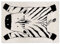 Primaflor Kinderteppich für Jungen und Mädchen - Zebra - 120x170 cm - Oeko-TEX Zertifiziert - Weicher Hochflor-Teppich fürs Baby- & Kinderzimmer - Hochwertiger Spielteppich