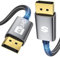Silkland Cable DisplayPort 144Hz 5m, 4K@60Hz 2K@144Hz 2K@165Hz, 3D FreeSync y G-Sync, Cable DisplayPort para Monitores de 144Hz, Televisores 4K UHD y Tarjetas Gráficas Juegos