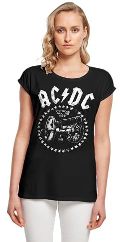 F4NT4STIC Plus Size ACDC We Salute You Cannon