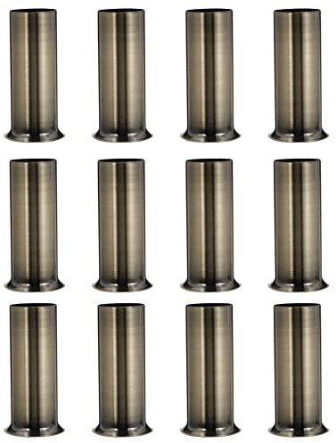 12 Piezas Mangas De Candelabro De Vela Candelabro De Luz Piezas De Araña De Cristal Cubierta De Vela Tulipas para Lamparas De Techo Carcasa De Vela Reemplazar Planchar Bombilla E12
