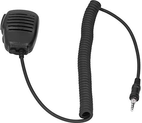 Microfono Altoparlante Walkie Talkie, Microfono Altoparlante Esterno Radio Bidirezionale a Spalla PTT per per Vertex VX 6R VX 7R VX6R VX7R FT 270 FT 270R VX 127