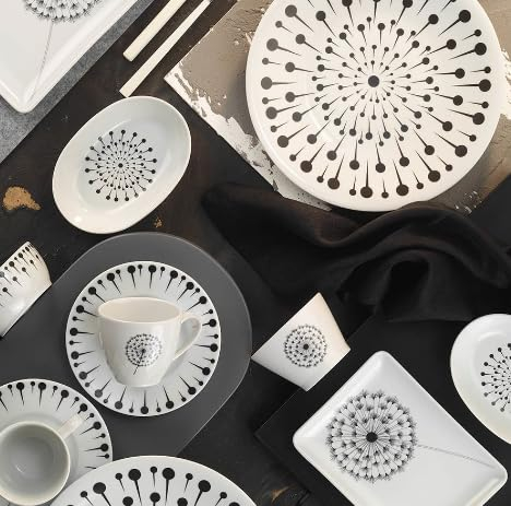 Vajilla de Porcelana – Juego de Desayuno Kütahya Porselen Zeugma 12020 – 32 Piezas para 6 Personas