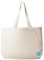 Soundcore Bolso de lona, asa larga con bolsillo exterior, algodón natural, ideal para viajes, compras y trabajo