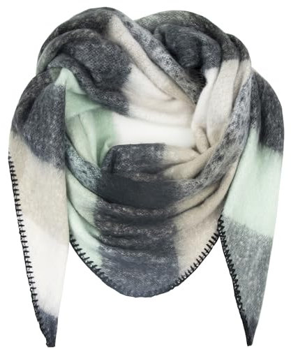 Gloop XXl Schal damen winter kuschelig flauschig dicker Schal Halstuch Dreieckstuch für Frauen 200 * 135 cm