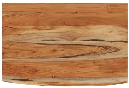 vidaXL Wandregal 60x40x2,5 cm Rechteckig Massivholz Akazie Baumkante