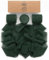 Vitalizart Schleifenband Dunkelgrün, 3,8 cm x 19,2 m Geschenkband Breit Hochzeit Chiffonband Stoffband, Bänder-Set für Hochzeitseinladungen, Brautsträuße, Geschenke, Verpackungen, DIY-Kunsthandwerk