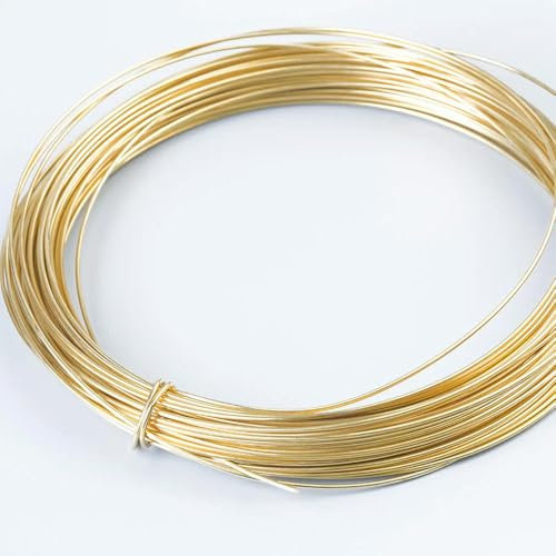 XDMING Dia 0.3-2.5mm Solid Brass Copper Wire DIY Bracelet Necklace Jewelry Craft Beading Wire String