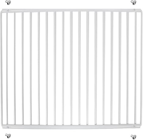SPARES2GO Fridge Shelf compatible with Hisense Refrigerator Freezer Adjustable White Plastic Coated Extendable Arms (Small, 360mm - 560mm x 320mm)