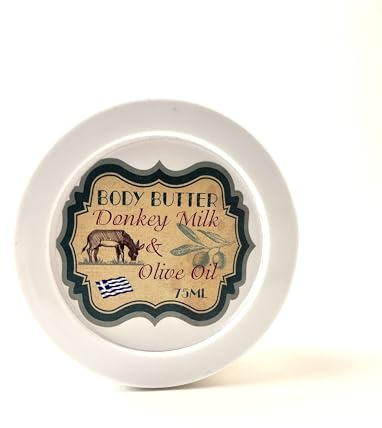 Kollectiva Body Butter Eselsmilch & Olivenöl 75 ml | Reichhaltige Formel, Schnell einziehend, Nicht fettend