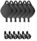 HavenDomicile 6 Pack Retractable VR Cable Management System for Quest 2/3/3S PS VR2 Vive Rift S Ceiling Wall Mount Hook ABS Material Space-Saving Design