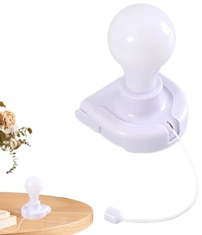 Lampada Da Soffitto Con Catena Di Accensione | Lampadina A Batteria,Illuminazione A Parete Decorativa Per Soggiorno Cantina Garage Ristorante Camera Da Letto Cucina Officine Commerciali Negozio Estern