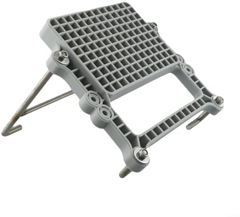 Yuanpgky Außenbordmotorhalterung Motorhalterung für Schlauchboot, kompatibel mit aufblasbaren Gummi- und Angelbooten, ABS+Metallkonstruktion, inklusive Schrauben und Muttern