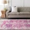 Livabliss Syracusa Vintage Rug - Area Rugs Living Room 160x220 cm, Dining Floor, Kitchen, Traditional Multicoloured Boho Style, Easy Care Pile, Bohemian Large Rug, Fuchsia, Beige and Ivory