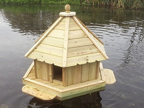 Buttercup Hexagonal Floating Duck House - Medium