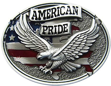 Urban Backwoods American Pride III Gürtelschnalle für Wechselgürtel Buckle