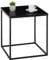 IDIMEX Beistelltisch Sofatisch HILAR 40 x 40 cm, Couchtisch Ablagetisch mit Tischplatte aus Metall schwarz lackiert