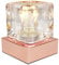 Ambient Glass Ice Cube Touch Dimmable Table Lamp Copper Base with G9 Bulb M0111