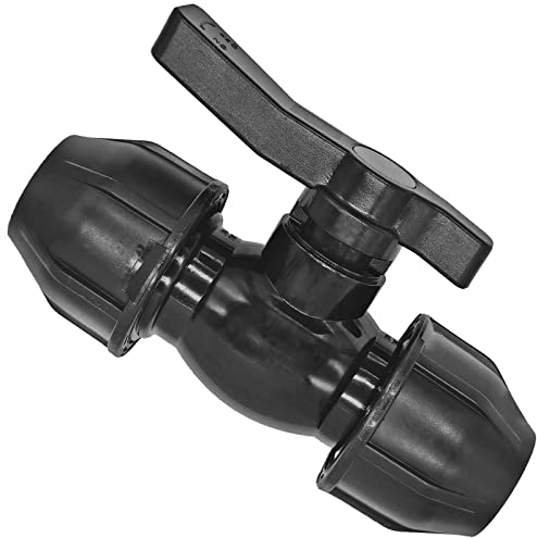 PP Fitting Kugelhahn Verschraubung Klemmverbinder für PE-Rohr 20-50 mm | Wunschgröße auswählen >>> 32mm x 32mm