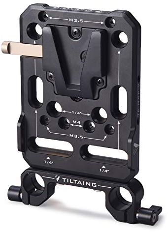 Tilta Mini V-Mount Battery Plate Kit I Adapterwerkzeuge V Mount Tools Schwarz TA-MBP-K1-V
