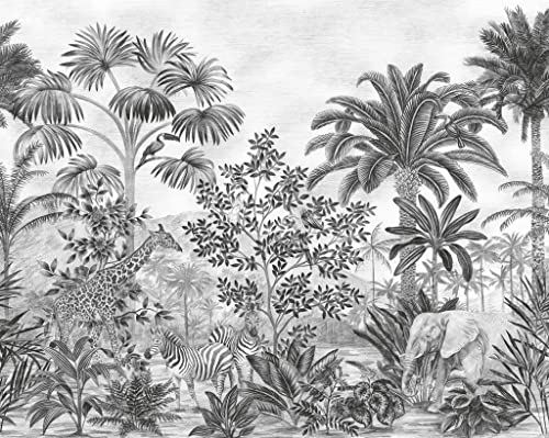 Komar IAX7-0035 Papier peint photo non tissé Motif jungle Evolution 350 x 280 cm