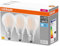 OSRAM Lamps LED BASE Classic A60, ampoules LED à filament dépoli en verre pour culot E27, forme ampoule, blanc froid (4000K), 806 lumens, remplace les ampoules classiques 60W, boîte de 3